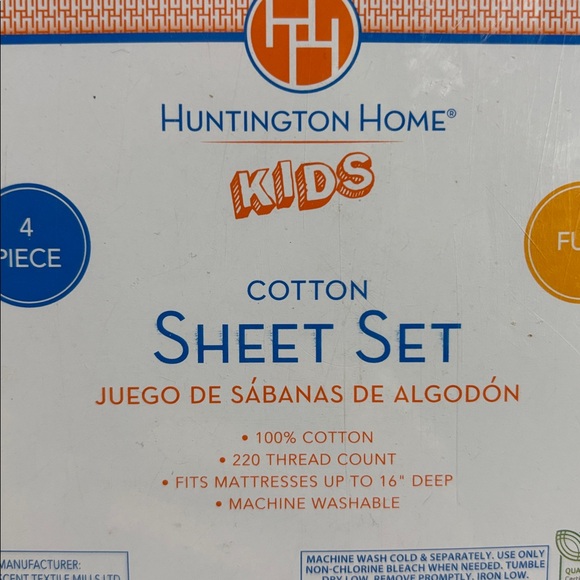 Huntington Home Kids Shark Sheet Set Full - Picture 5 of 6